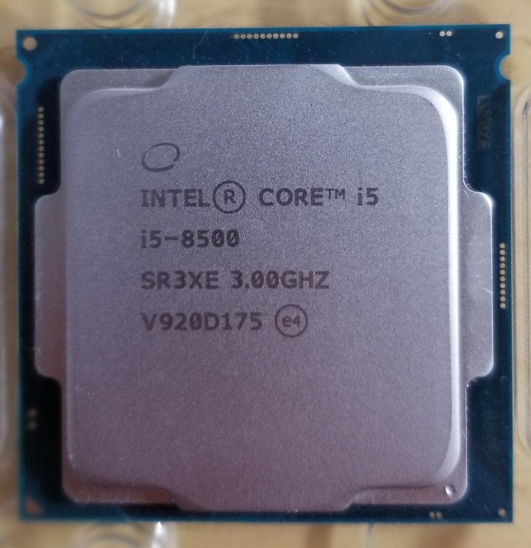 4個セット Intel Core i5-8500 SR3XE 3.0GHZ