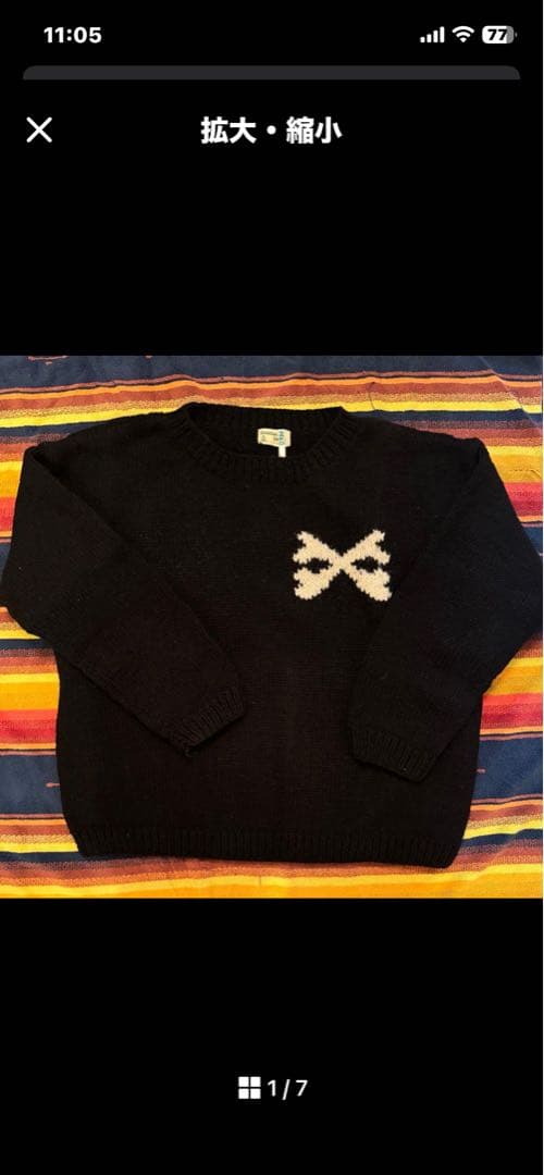 macmahon knitting mills クルーネックニット MacMahon Knitting Mills Crew Neck Knit-5 Flowers | BEAVER