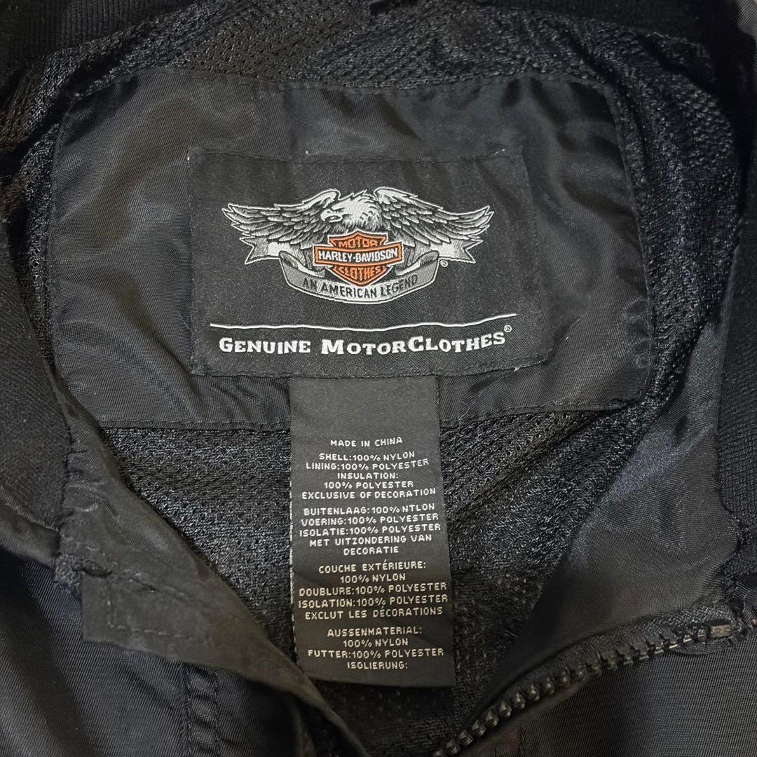 希少 110th《Harley-Davidson》ナイロンジャケット(XXL)黒