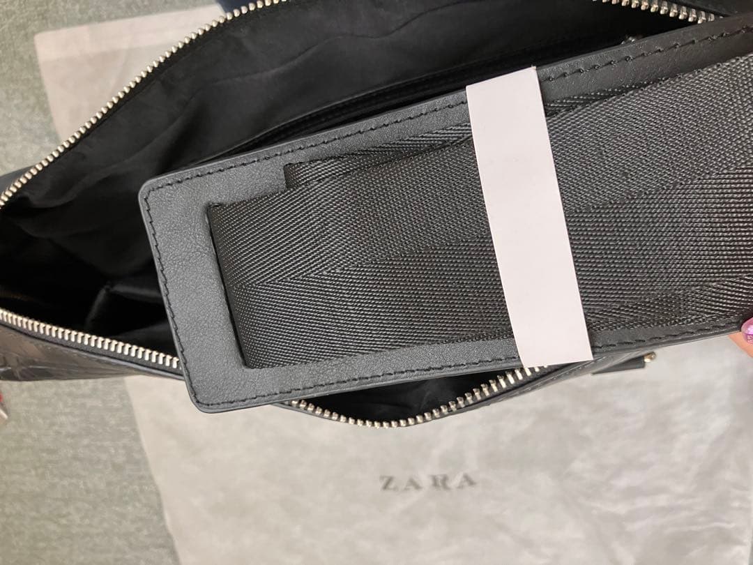 howerd様専用【新品未使用】ZARAクロコ柄ビジネスバッグリクルート