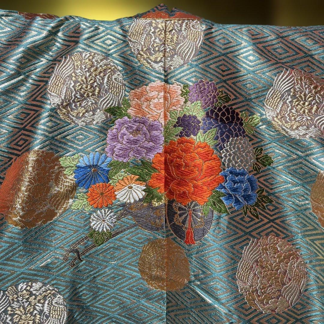 お値引き打掛 色打掛 西陣織 唐織 八重襲 正絹 - メルカリ