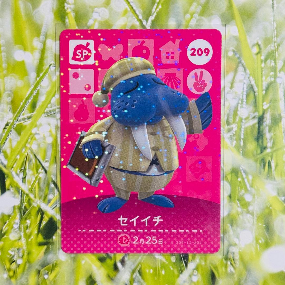 どうぶつの森 アミーボカード セイイチ - メルカリ