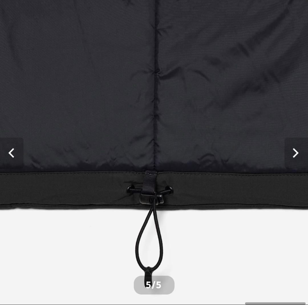 ENNOYとスタイリスト私物 PADDED NYLON HOODIE BLACK - メルカリ