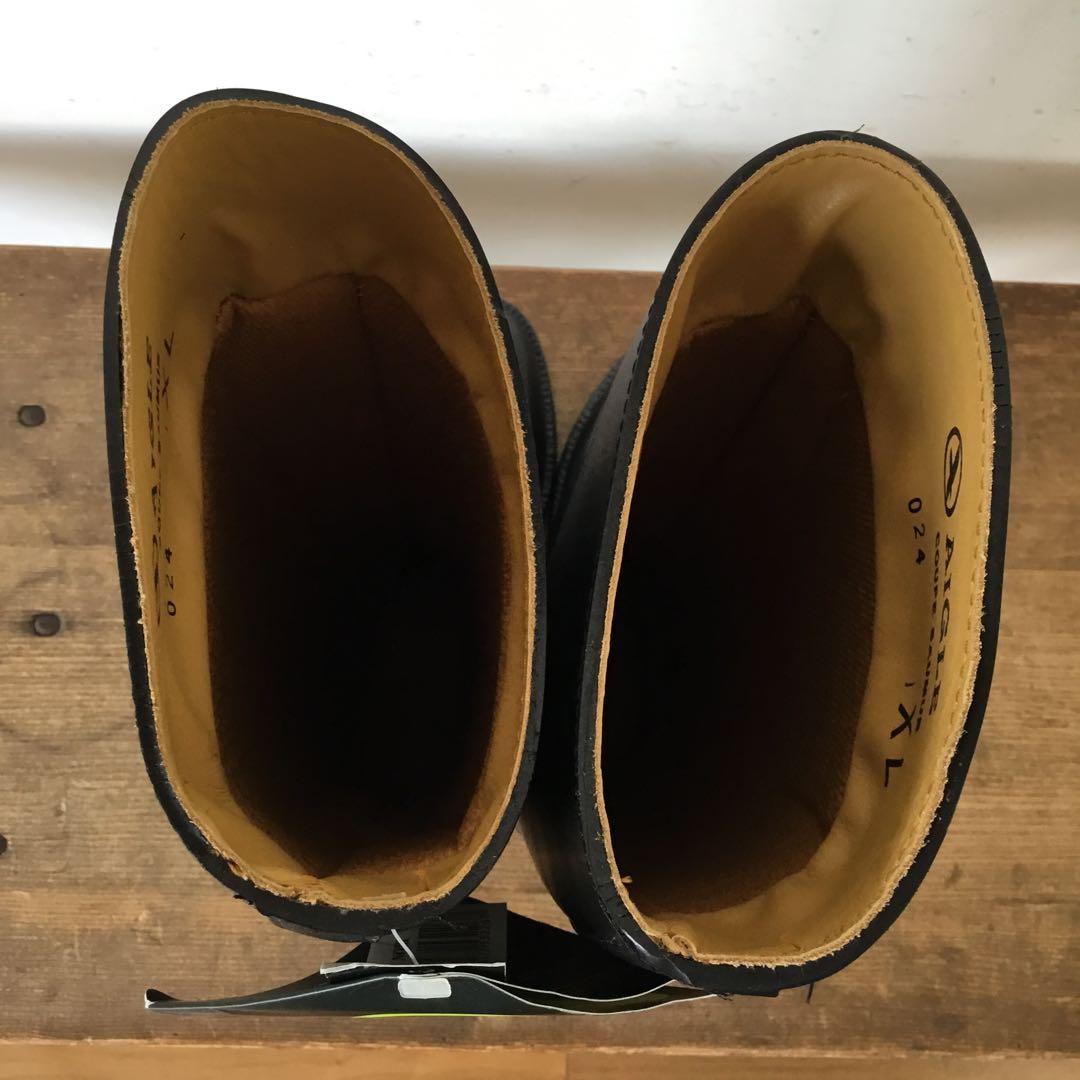 『訳あり』エーグル【新品】37JP（23.5ｃｍ）フランス製/デッドストック　黒