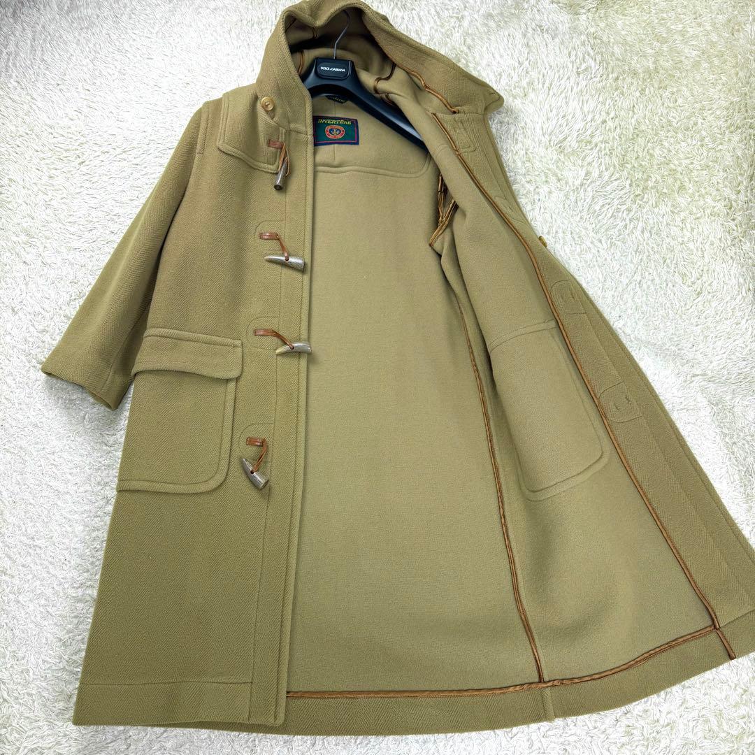 インバーティア ダッフルコート 旧タグ ヘリンボーン ムーアブルック