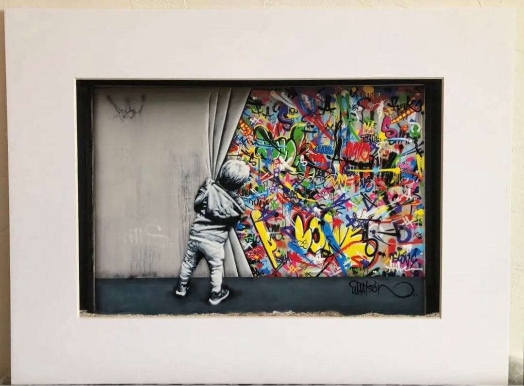 Martin マーティンワトソン「Behind the Curtain」COA付 マーティン・ワトソン Martin Whatson「Behind the Curtain」を通販で