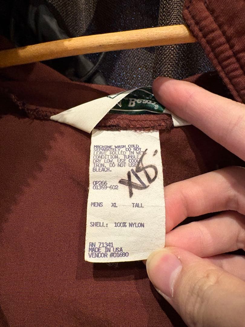 希少サイズ 80's L.L.Bean サイクリング アノラック XXL