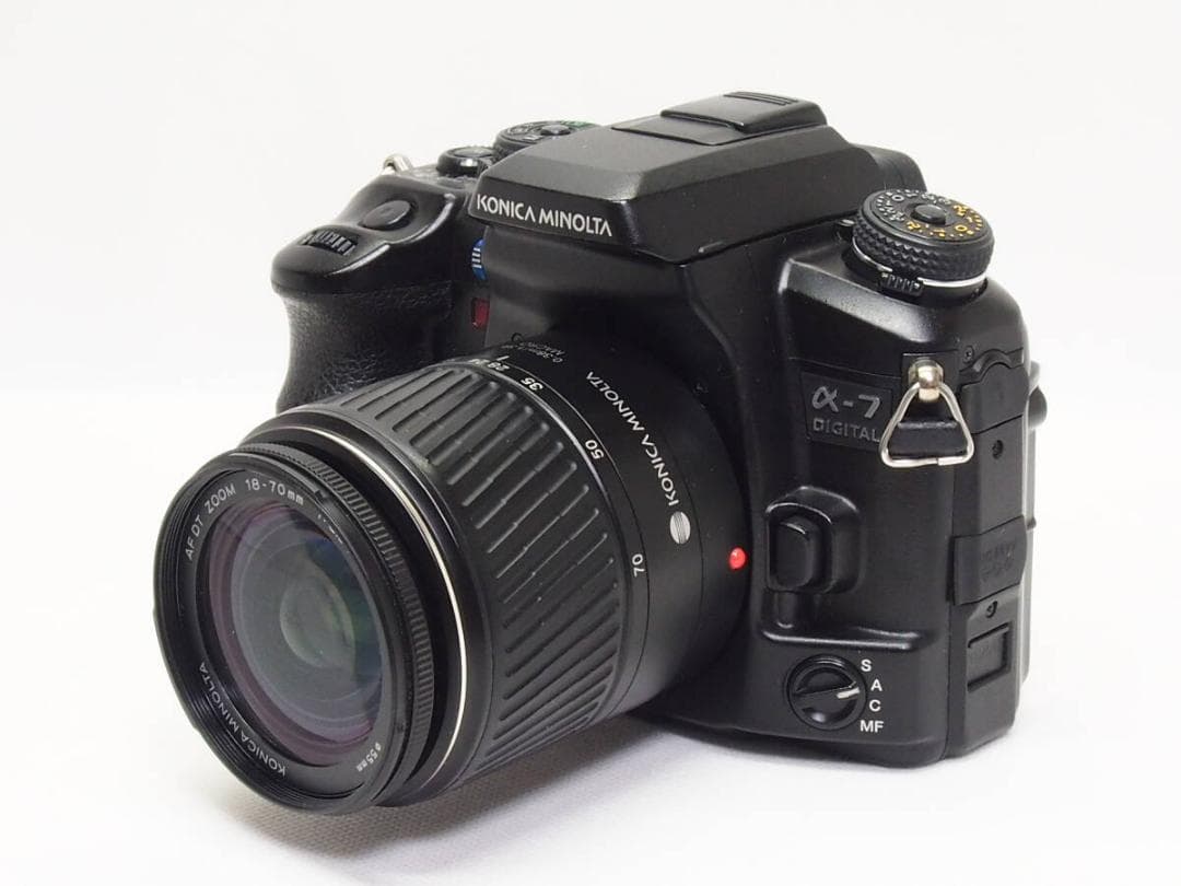 MINOLTA α-7 DIGITAL レンズセット 《 カメラバッグ付 》