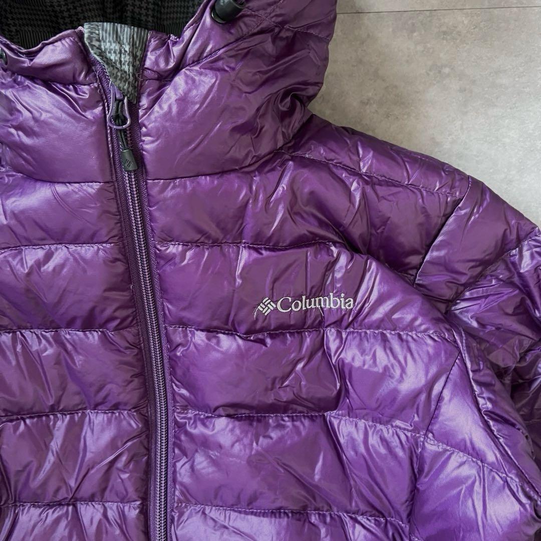 大人気❗️】極暖！columbia マウンテンパーカー ダウン パープル S