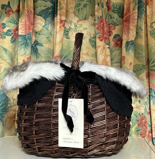 kazumi コラボ】サマンサモスモス／マルチウェイレースカゴバッグ