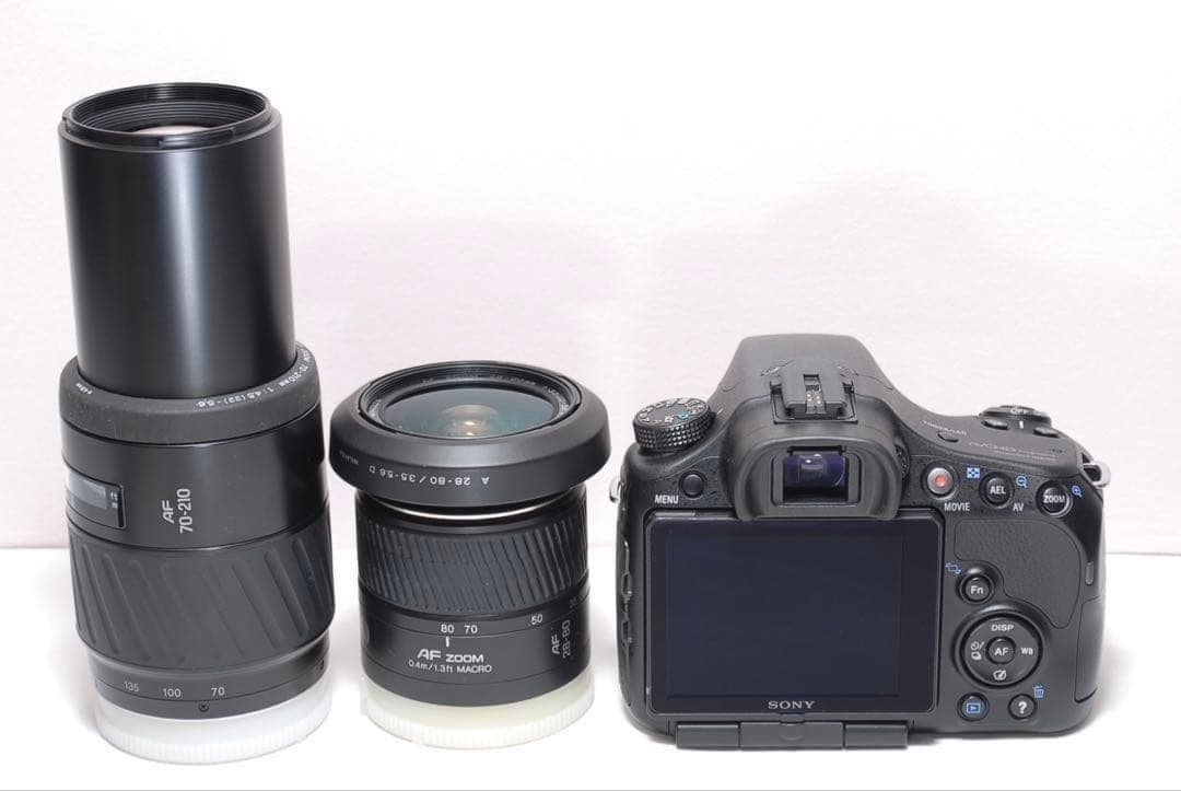 ✨美品✨SONY α57 ✨ダブルレンズ✨スポーツ観戦に✨簡単操作✨スマホ