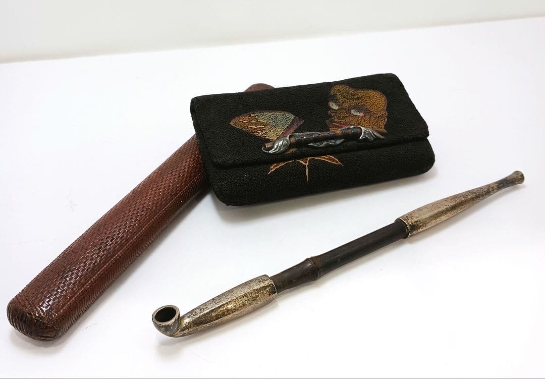 専用 Y2978-6 時代物 象嵌銀金具 煙管筒 煙草入 キセル筒 2026年最新】象嵌 煙管の人気アイテム - メルカリ