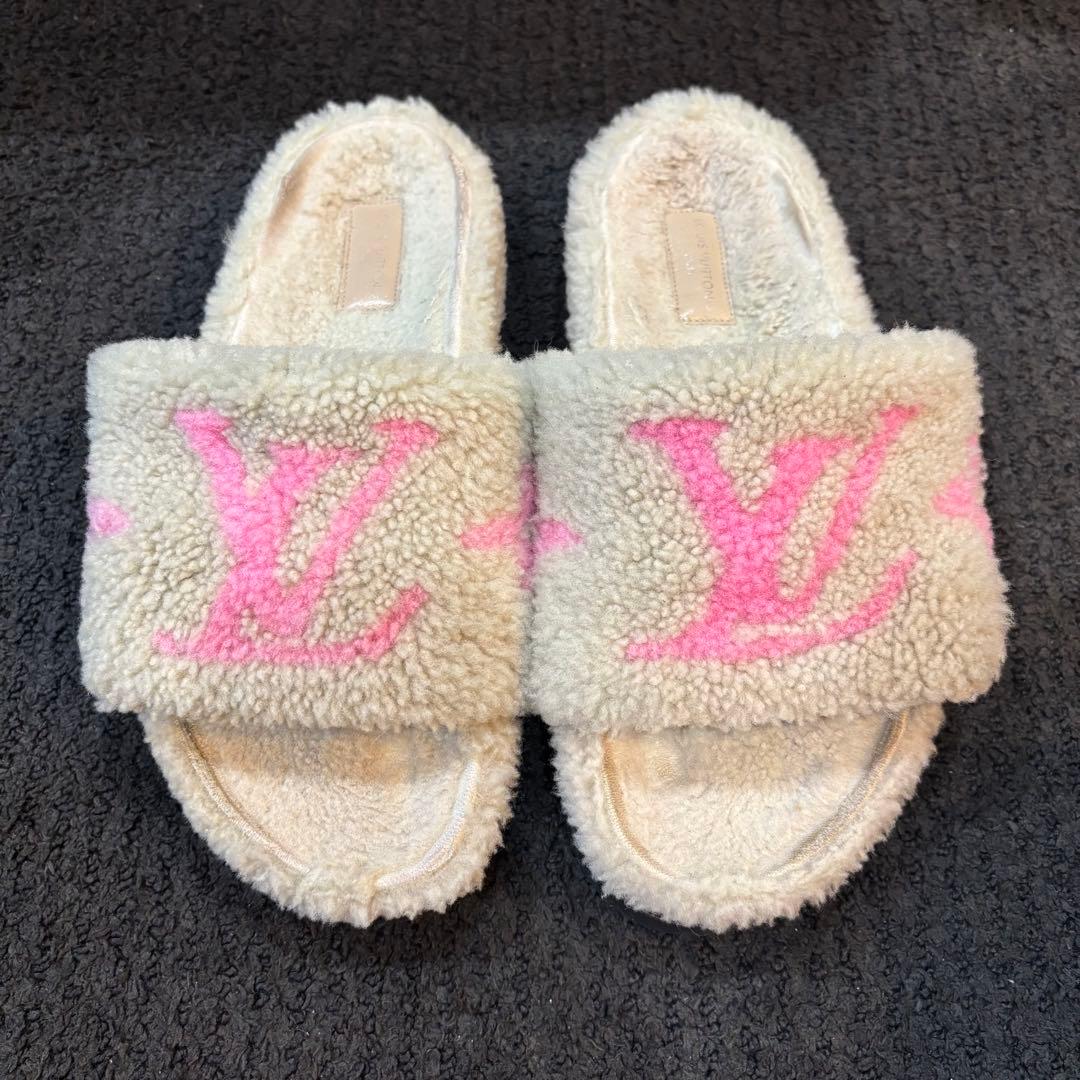 LOUIS VUITTON ルイヴィトン モノグラム フラット ミュール サンダ 中古・古着通販】LOUIS VUITTON (ルイ ヴィトン) ウォーターフロント