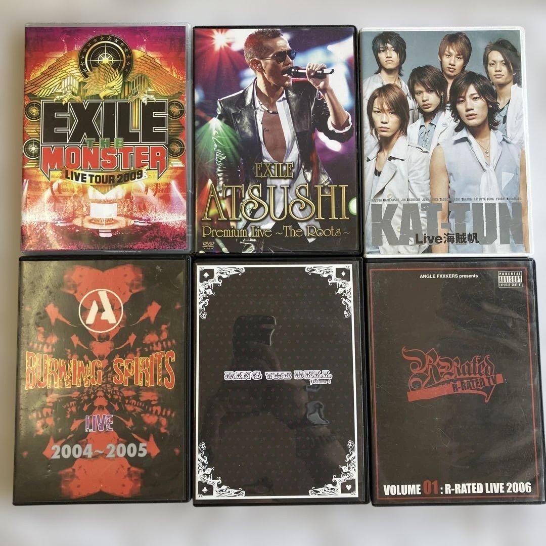 邦楽DVDセット EXILE AKB48 倖田來未 KAT-TUN ライブDVD