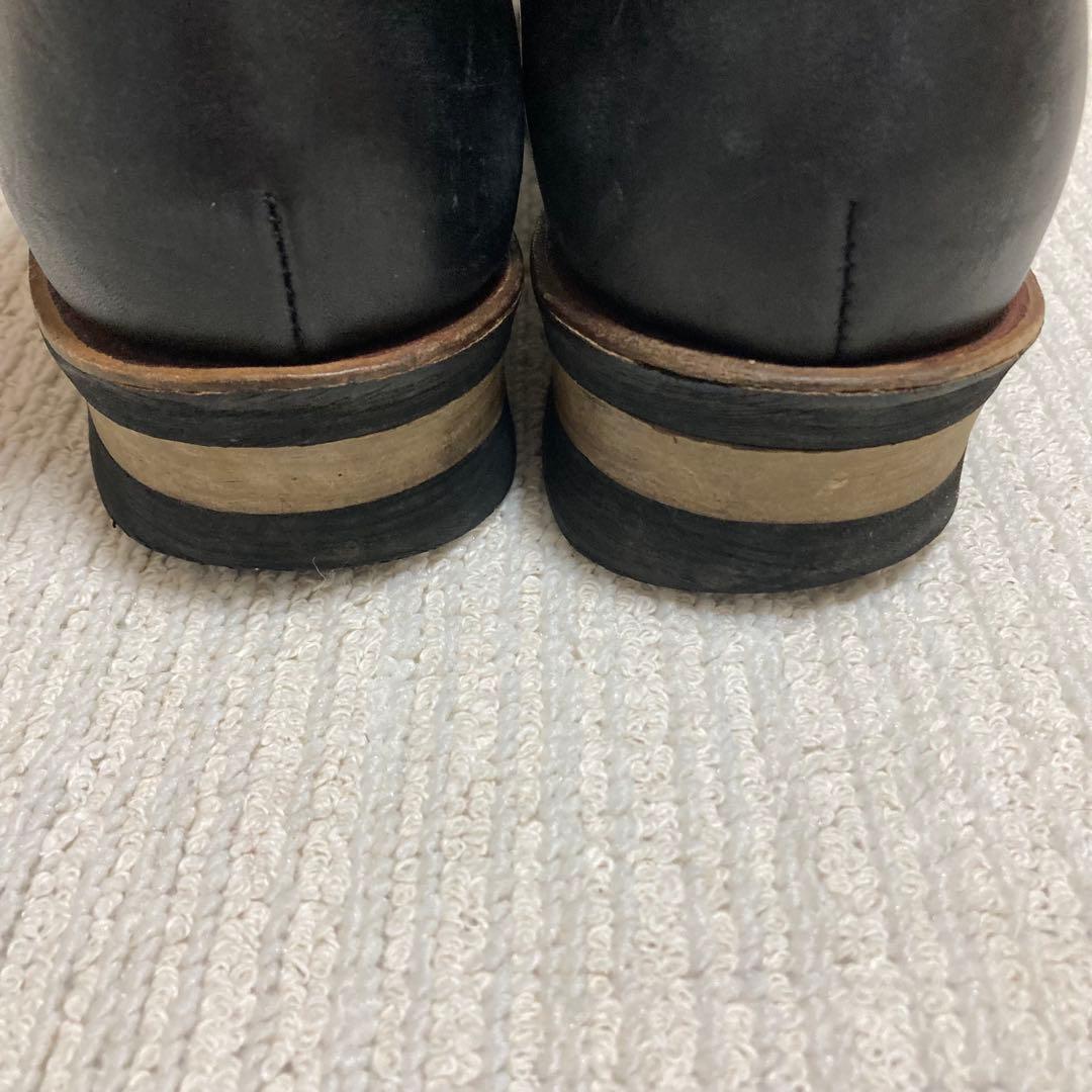 美品 Hawkins エンジニアブーツ ブラック 40015 スチールトゥ - メルカリ