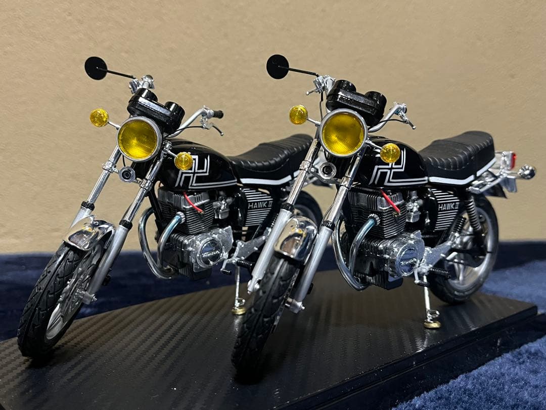 ちゃむ様専用』HONDA HAWK II プラモデル完成品（マイキーバブ仕様
