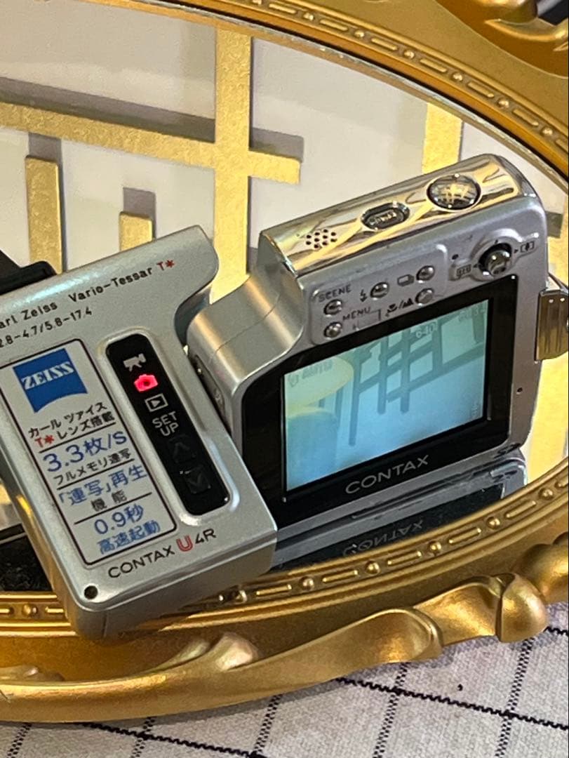 CONTAX U4R ブラック Carl Zeiss テッサー搭載 動作確認済 - メルカリ