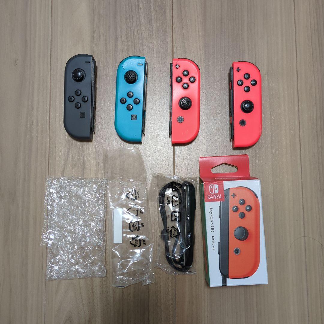 ブラウン様専用】任天堂Switch ジョイコン4つ ジャンク品 新品空箱