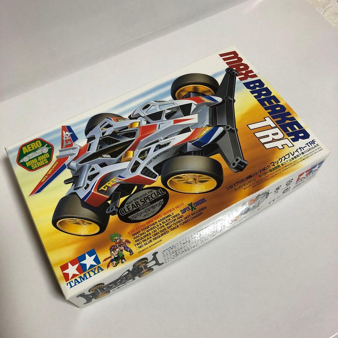 ミニ四駆 マックスブレイカー TRF クリアスペシャル グリーンカラー