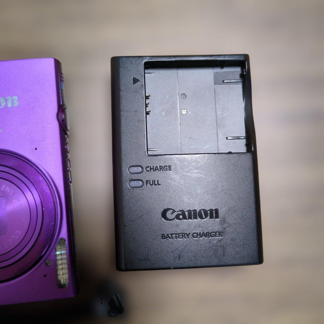 Canon IXY430F パープル デジタルカメラ 本体と充電器 - メルカリ