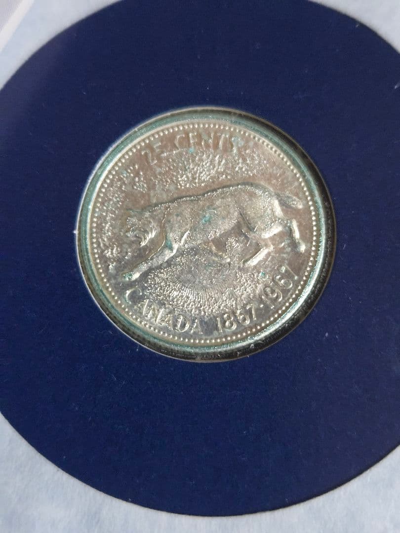 カナダ 1967 100周年記念 SV800 フランクリンミント イギリス 古銭