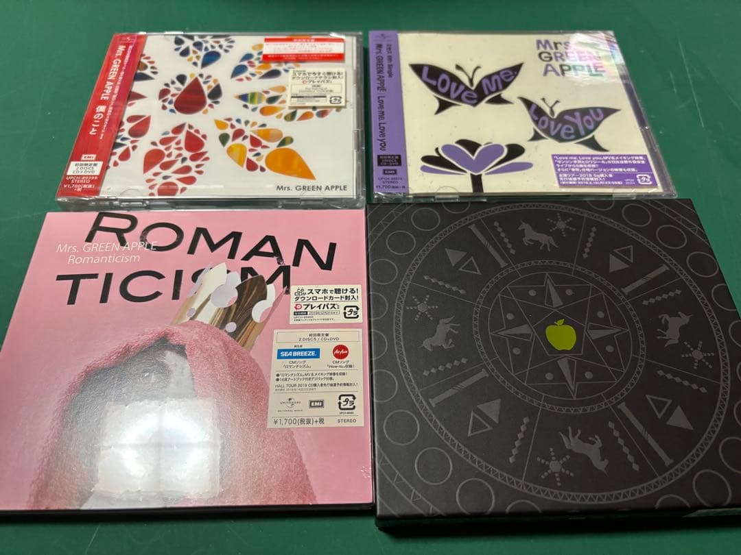 Mrs. GREEN APPLE CD 4枚セット 新品ケース交換済み Mrs GREEN APPLE CD4枚セット｜Yahoo!フリマ（旧