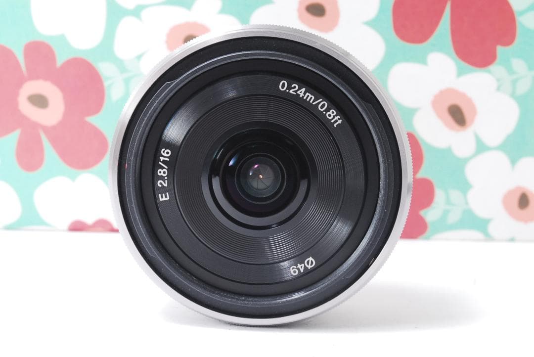❤SONY 単焦点 SEL16F28❤パンケーキレンズ Eマウント❤大人気