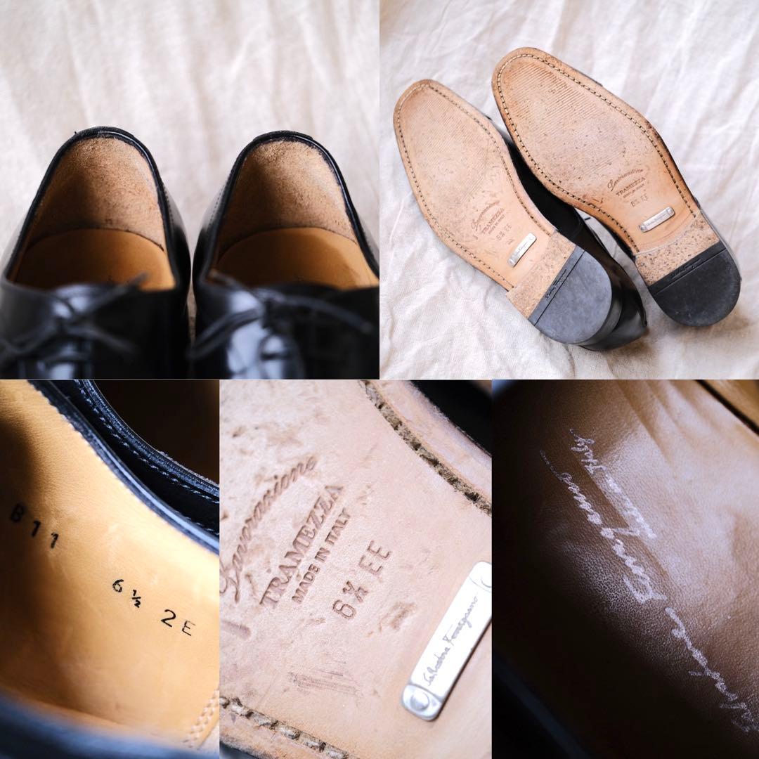 美品SalvatoreFerragamoストレートチップTRAMEZZA65EE - メルカリ
