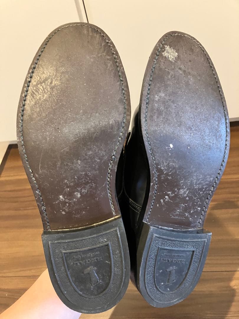 REGAL ブラック プレーントゥ　24.5cm 2504