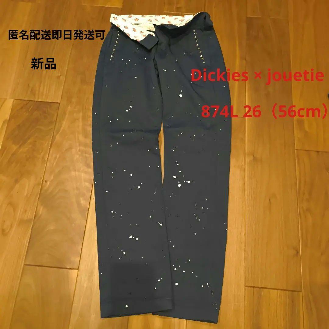 〜16日新品 Dickies×jouetieスタッズペイントスプラッシュチノパン Dickies（ディッキーズ） パンツ メンズ TC ストレッチ ナロー ワーク