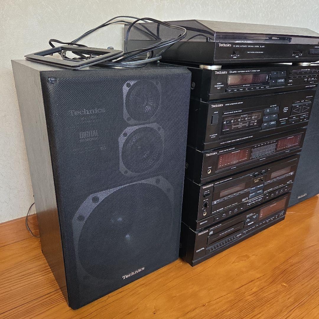 ジャンク品 松下電器 Technics コンポ CD・レコード・カセットデッキ