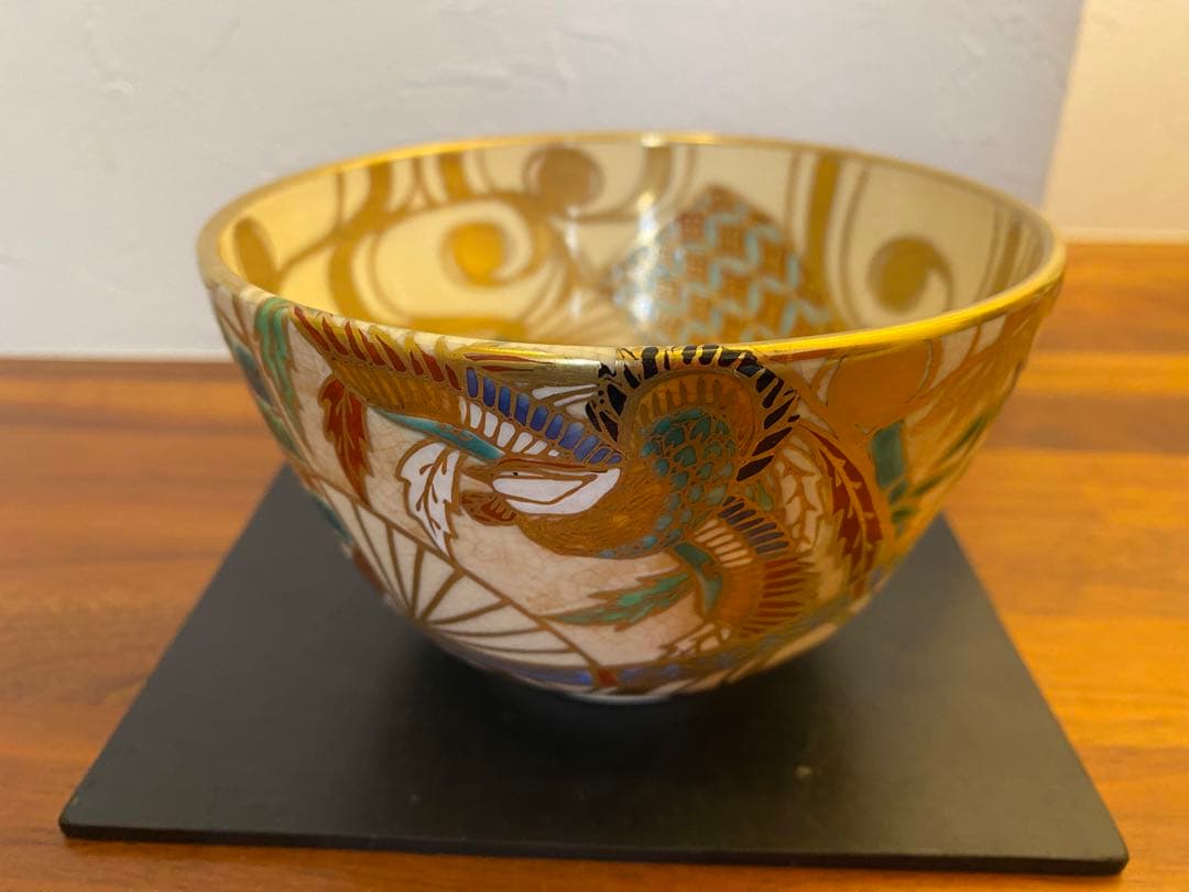 平安紫雲 京焼 色絵扇面流文 松竹梅 金彩 橋本紫雲 紫雲 - メルカリ