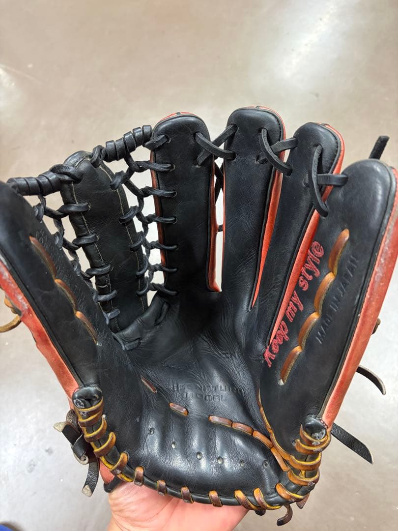 野球硬式グローブ 元プロ野球選手 小谷野栄一 ナイキ - メルカリ