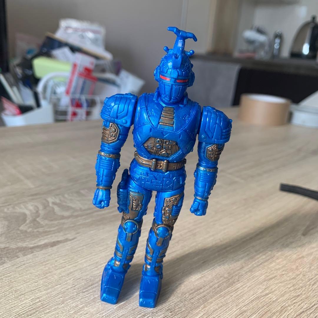 当時物】重甲ビーファイター ブルービート 人形 - メルカリ