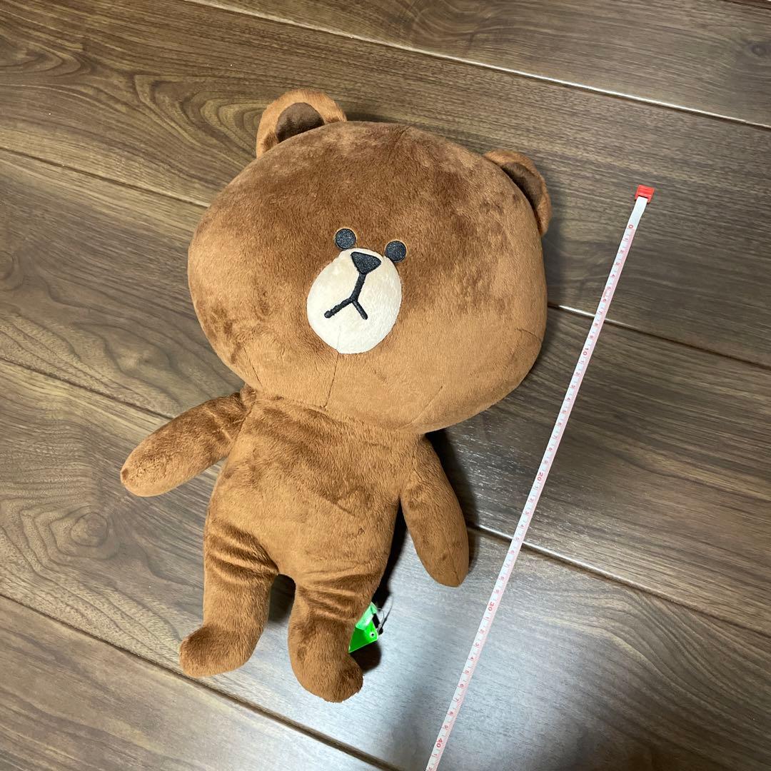新品】LINEキャラクター ブラウン ぬいぐるみ ライン くまさん - メルカリ
