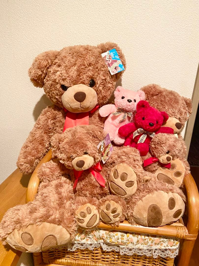 テディベア　6体まとめ売り　ラージ　ミディアム　スモール　ベビー 楽天市場】【シュタイフ公式】 テディベア ミラ スーツケース