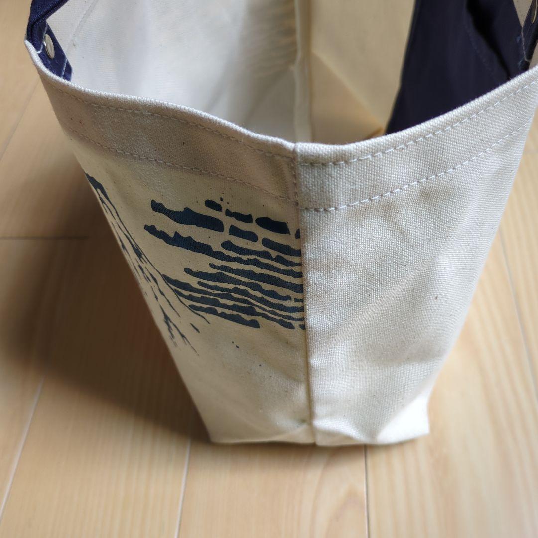 一澤信三郎帆布 トートバッグ「富嶽三十六景 凱風快晴」（葛飾北斎