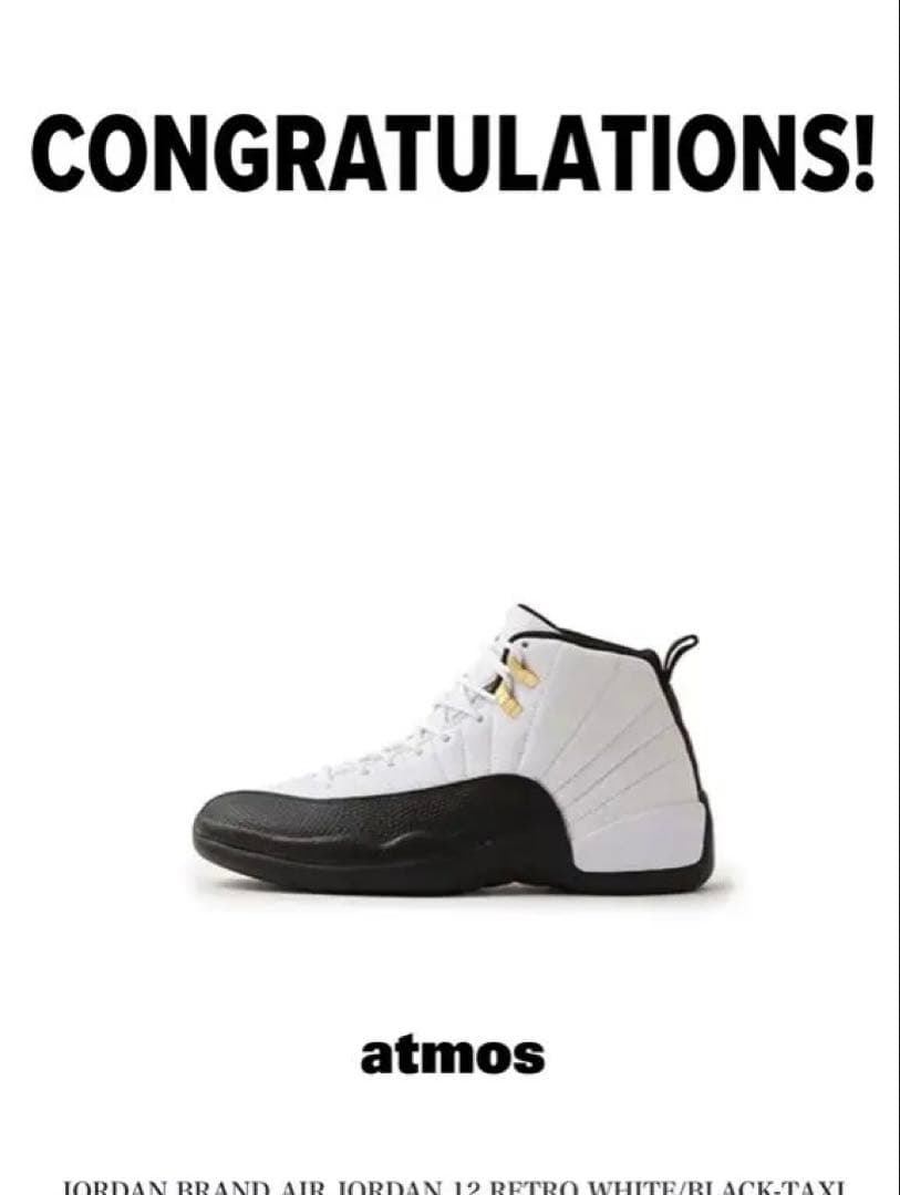 流川楓 Nike Air Jordan12 Retro Taxi 27.0cm