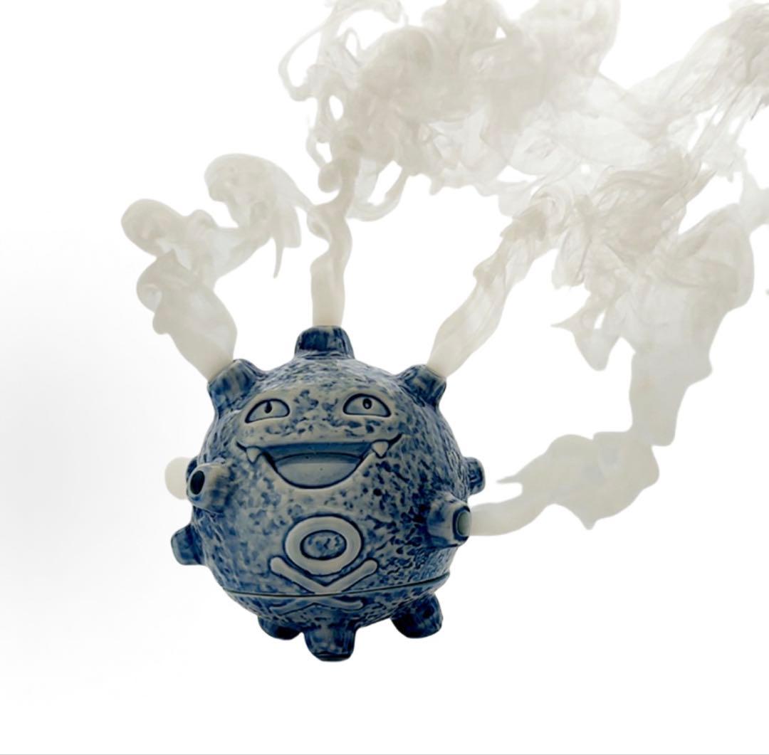 新品 景德鎮限定 ポケモン Pokémon ドガース 香炉 置物 青花瓷器