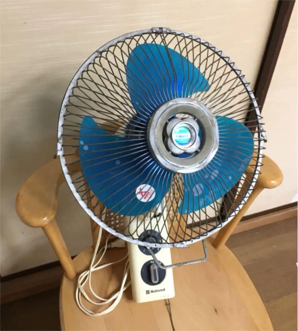ナショナル レトロ 扇風機 壁掛け F-30T1K - メルカリ