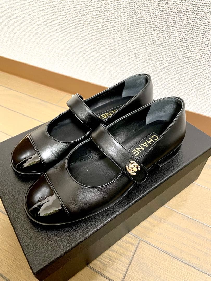 最終値下CHANEL メリージェーン バレエシューズ フラットシューズ