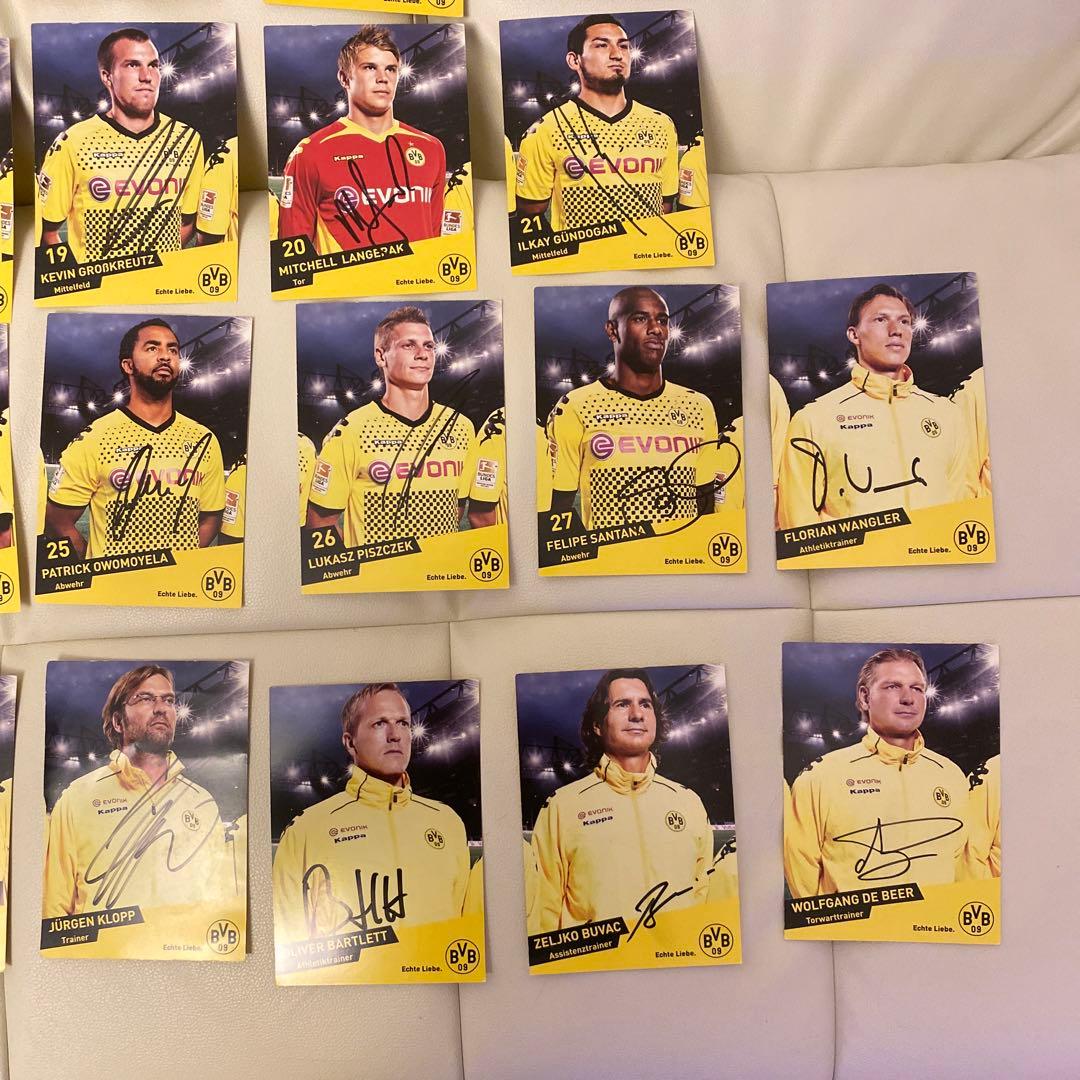 直筆】サッカー ドルトムント 直筆サインカード 32枚セット - メルカリ