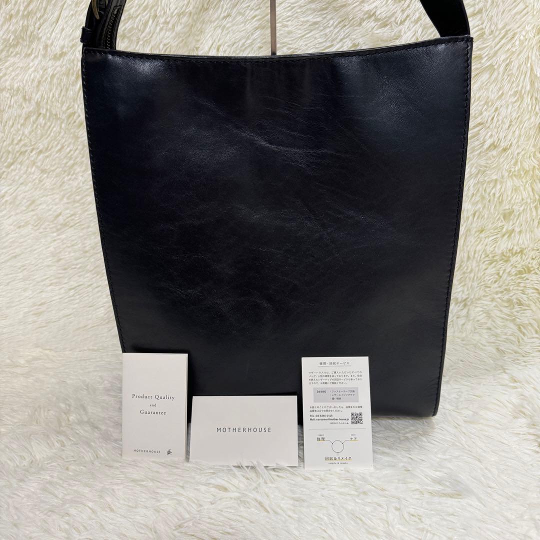 マザーハウス ブライト ワン ショルダー トートバッグ ブラック - メルカリ
