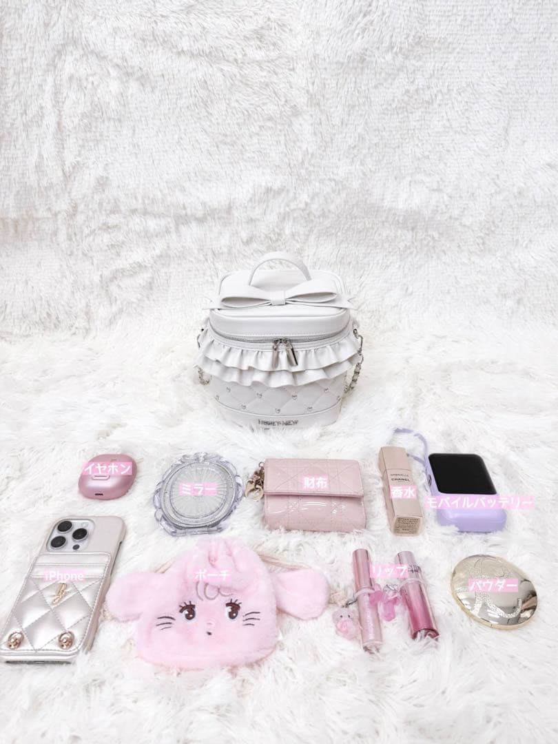 ♡ HONEYMEW ビッグリボンバニティショルダー ♡ - メルカリ