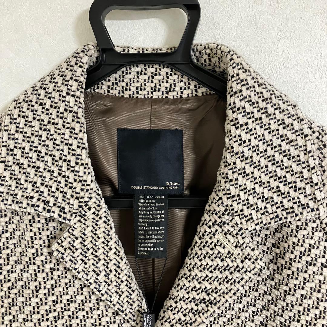 未使用 D/him ディーヒム ダブスタ モッズコート 52 LL