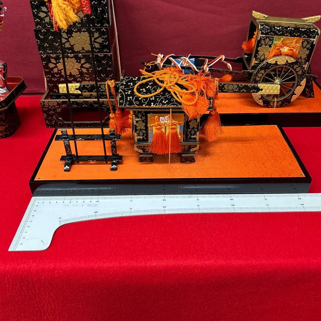 326】ひな祭り＊45号9品雛道具木製