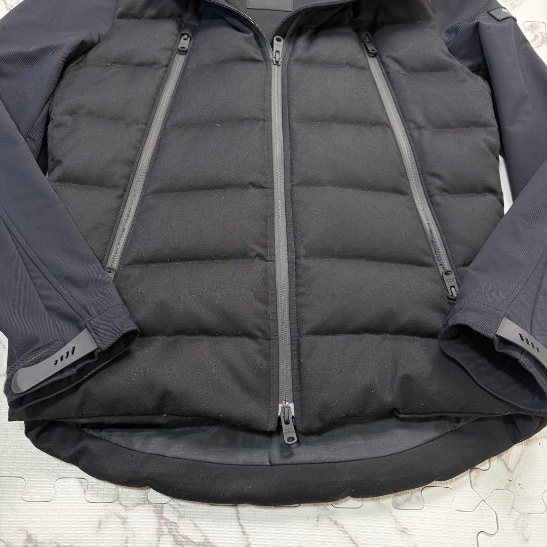 希少黒✨ タトラス ハイブリッドダウンジャケット 異素材 切替