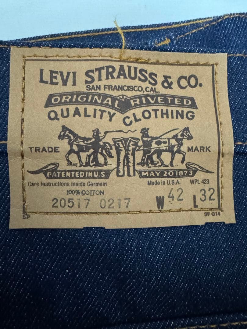 80s USA製 Levi's 517-0217 デッドストック W42 L32 - メルカリ