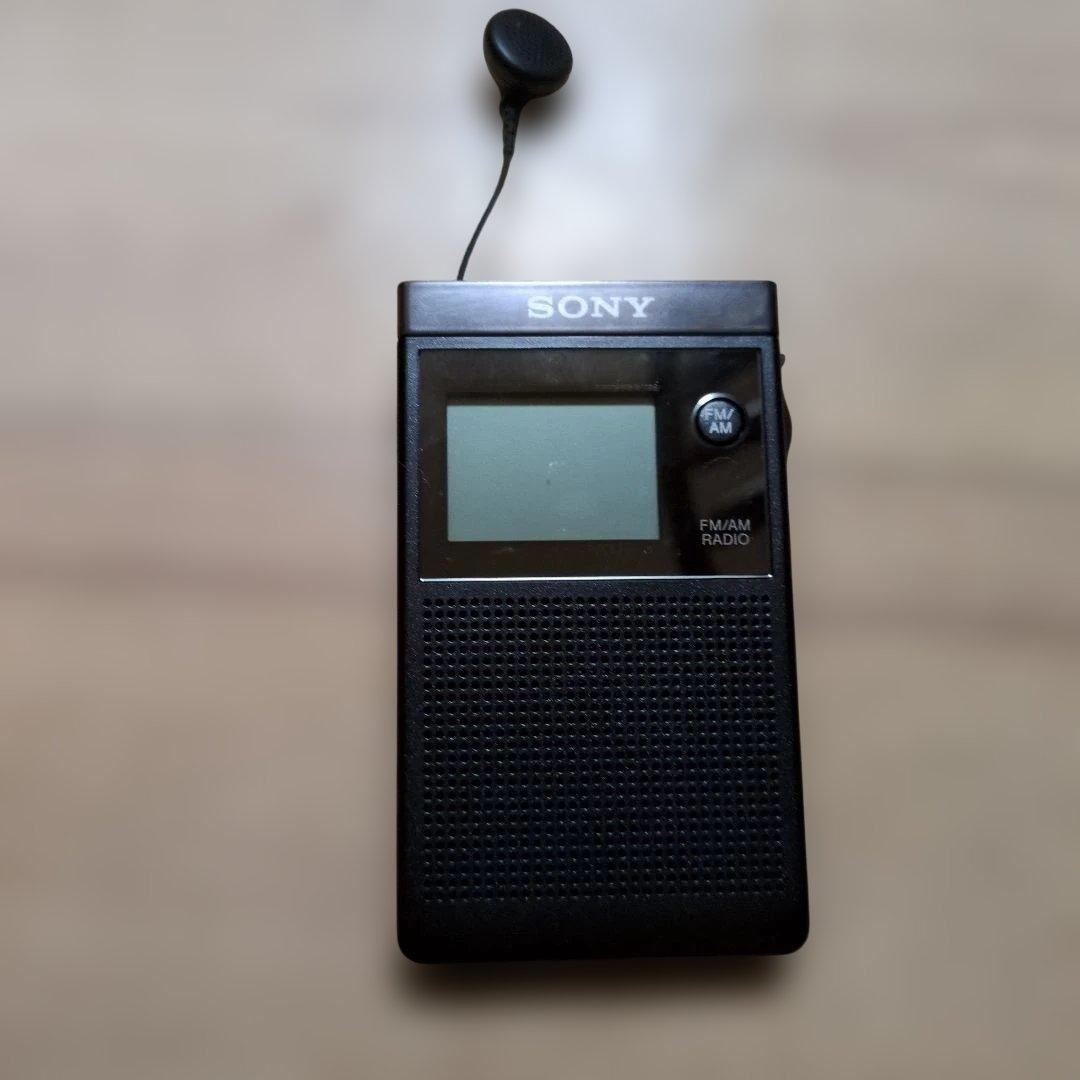 SONY ポケットラジオ FM/AMラジオ SRF-R356 動作品 - メルカリ