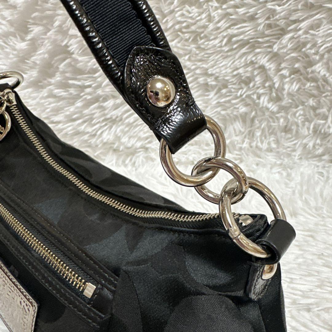 COACH コーチ ポピー 黒 ワンショルダーバッグ ハンドバッグ y2k